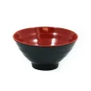 Melamine Red & Black Rice & Soup Bowl, 12cm