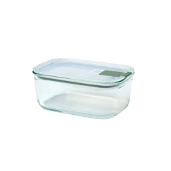Mepal Easyclip Glass Food Storage Container, Nordic Sage