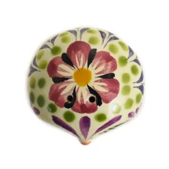 Mexican Hand Painted Purple Owl Salt & Pepper Shaker Set