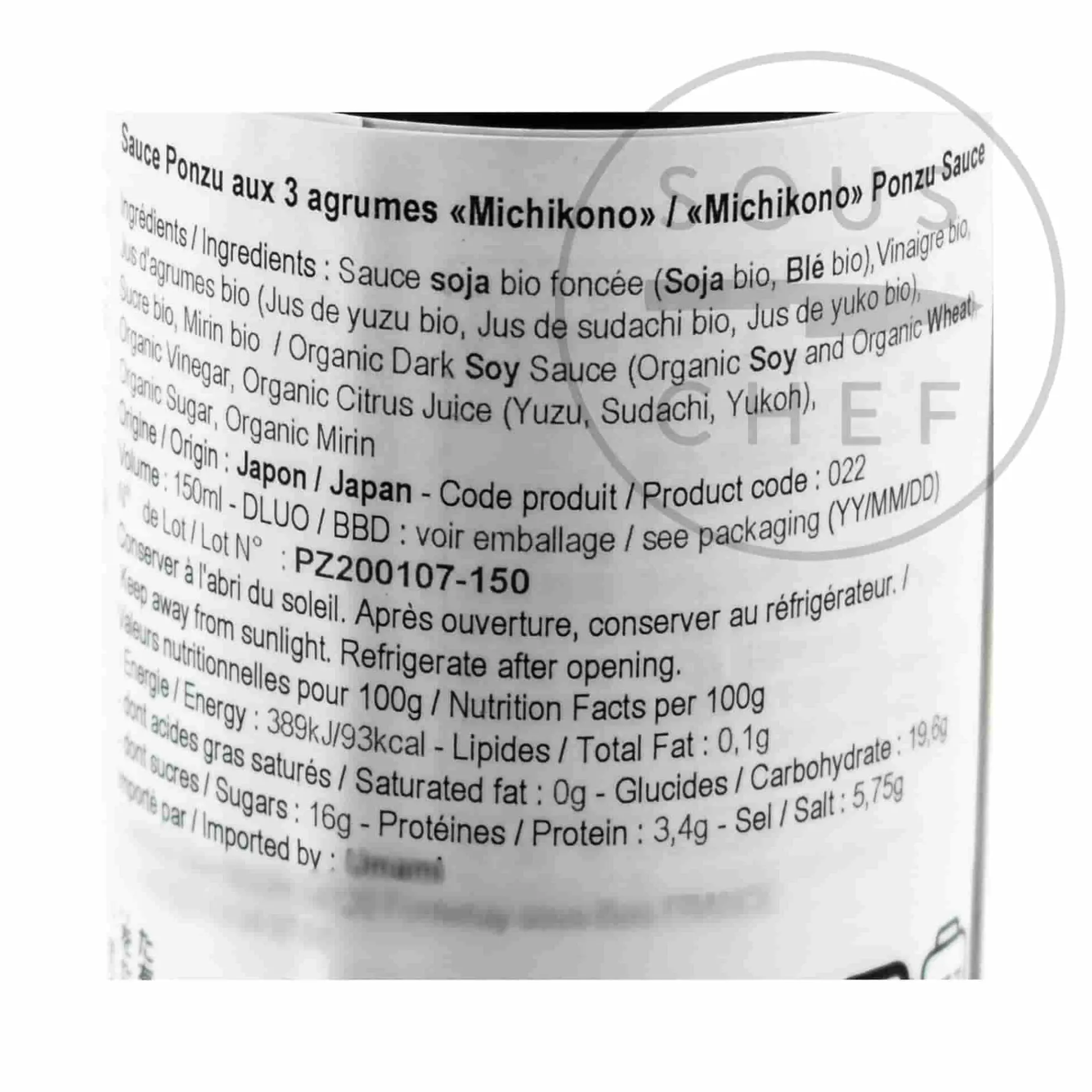 Michikono 3 Citrus Ponzu Sauce, 150ml