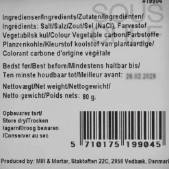 Mill & Mortar Black Salt Flakes, 80g