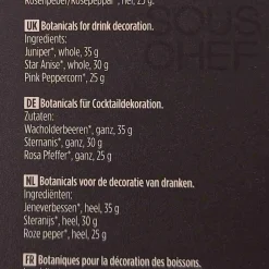 Mill & Mortar Gin Botanicals Garnish Set - A Touch of Spice