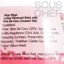 Mogu Mogu Nata De Coco Lychee Drink, 1 Litre