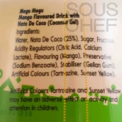 Mogu Mogu Nata De Coco Mango Drink, 1 Litre
