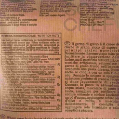 Morelli Tortiglioni Pasta with Wheat Germ, 500g