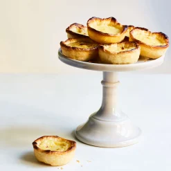 Mosser Glass White Milk Glass Cake Stand