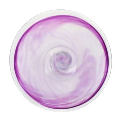 Murano Glass Amethyst Cake Stand, 25cm