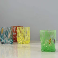 Murano Glass Tumbler, Green