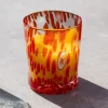 Murano Glass Tumbler, Orange