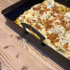 Netherton Foundry Spun Iron Roasting Tray, 22x24cm