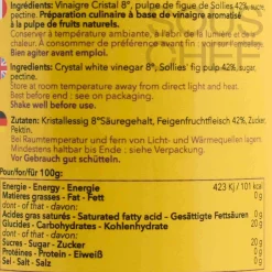 Nicolas Alziari Fig Vinegar, 200ml