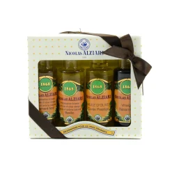 Nicolas Alziari Mini Olive Oil & Vinegar Sampler, 4 x 20ml