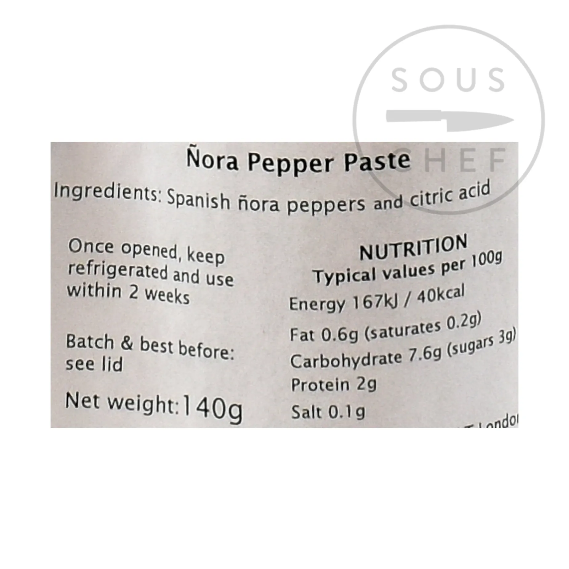 Nora Pepper Paste, 140g