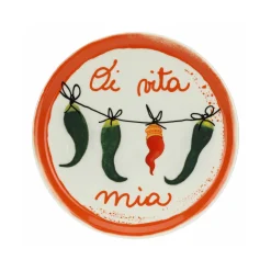 Oi Vita Mia Porcelain Pizza Plate, 31cm