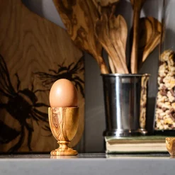 Olive Wood Egg Cup, 7.5cm