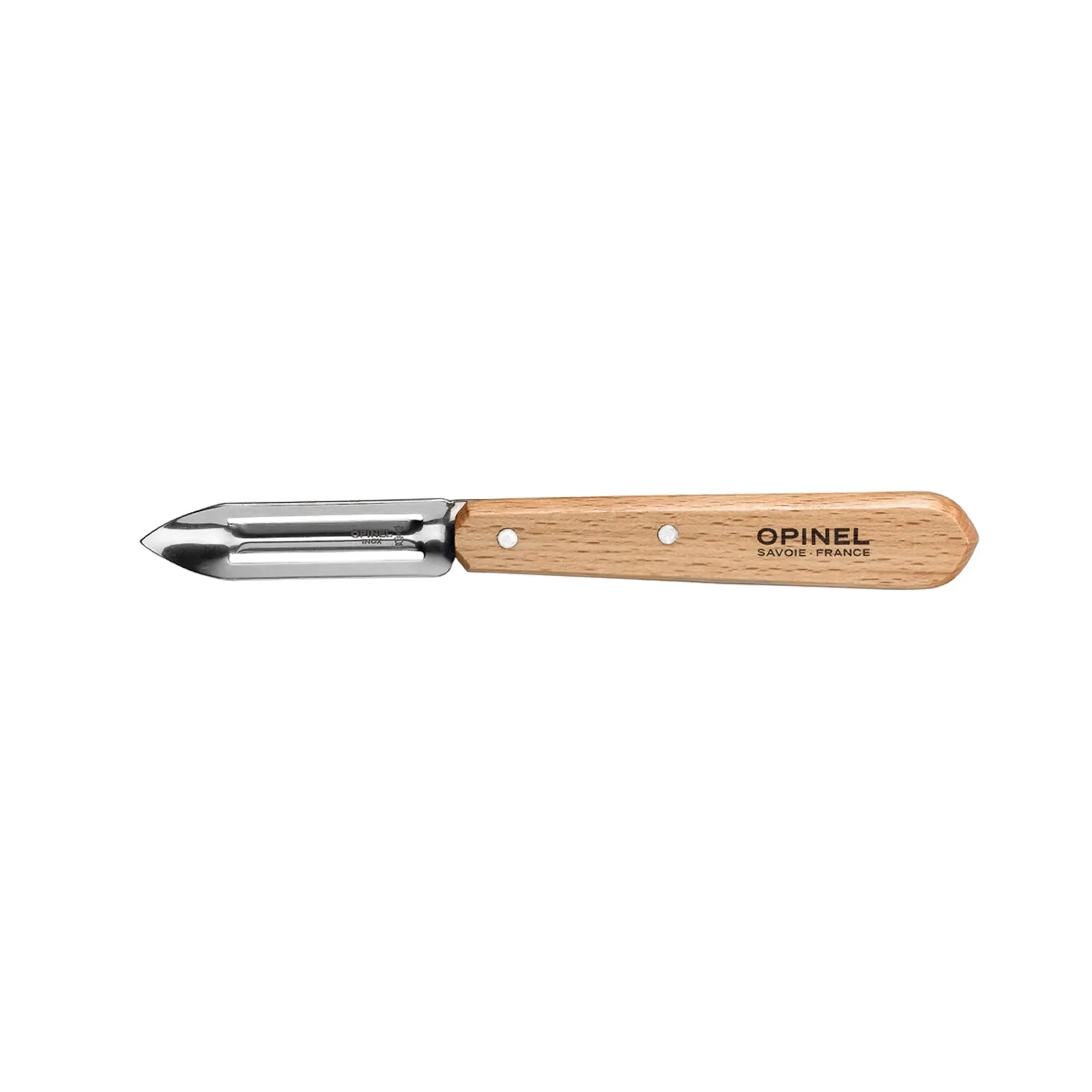 Opinel Beechwood Handle Peeler, 6cm