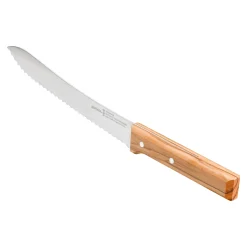 Opinel Parallele Olive Wood Bread Knife, 21cm