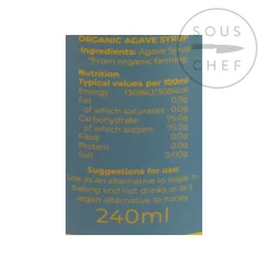 Organic Agave Syrup, 240ml