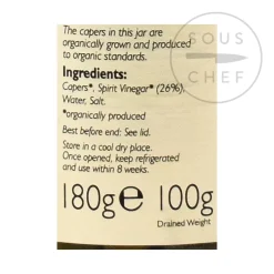 Organic Capers, 180g