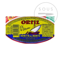 Ortiz Bonito Tuna Fillets in Organic Extra Virgin Olive Oil, 112g