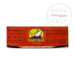 Ortiz Sardines A La Antigua in Olive Oil, 140g
