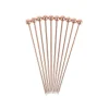 Pack of 10 Copper Plated Garnish Cocktail Picks