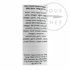 Pain Is Good Carolina Reaper BBQ Sauce, 396g