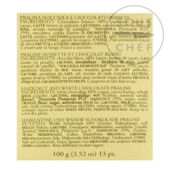 Pariani Hazelnut and White Chocolate Pralines, 100g