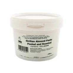 Pariani Sicilian Almond Paste Peeled and Roasted, 500g