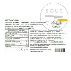 Pasta Di Aldo Tonnarelli Egg Pasta - for Cacio Pepe, 250g