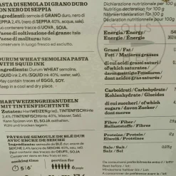 Pasta L'Antica Black Squid Ink Tagliatelle, 500g