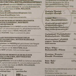 Pasta L'Antica Striped Farfalle with Turmeric, Beetroot & Spinach, 250g