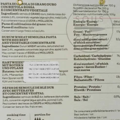 Pasta L'Antica Striped Farfalle with Beetroot, 250g