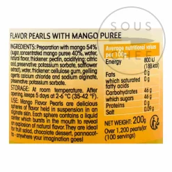 Perles de Saveurs Mango Flavour Pearls