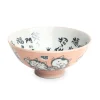 Pink Lucky Cat Bowl, 14cm