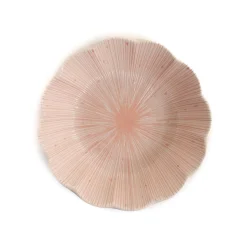 Pink Scalloped Japanese Bowl, 13.5cm