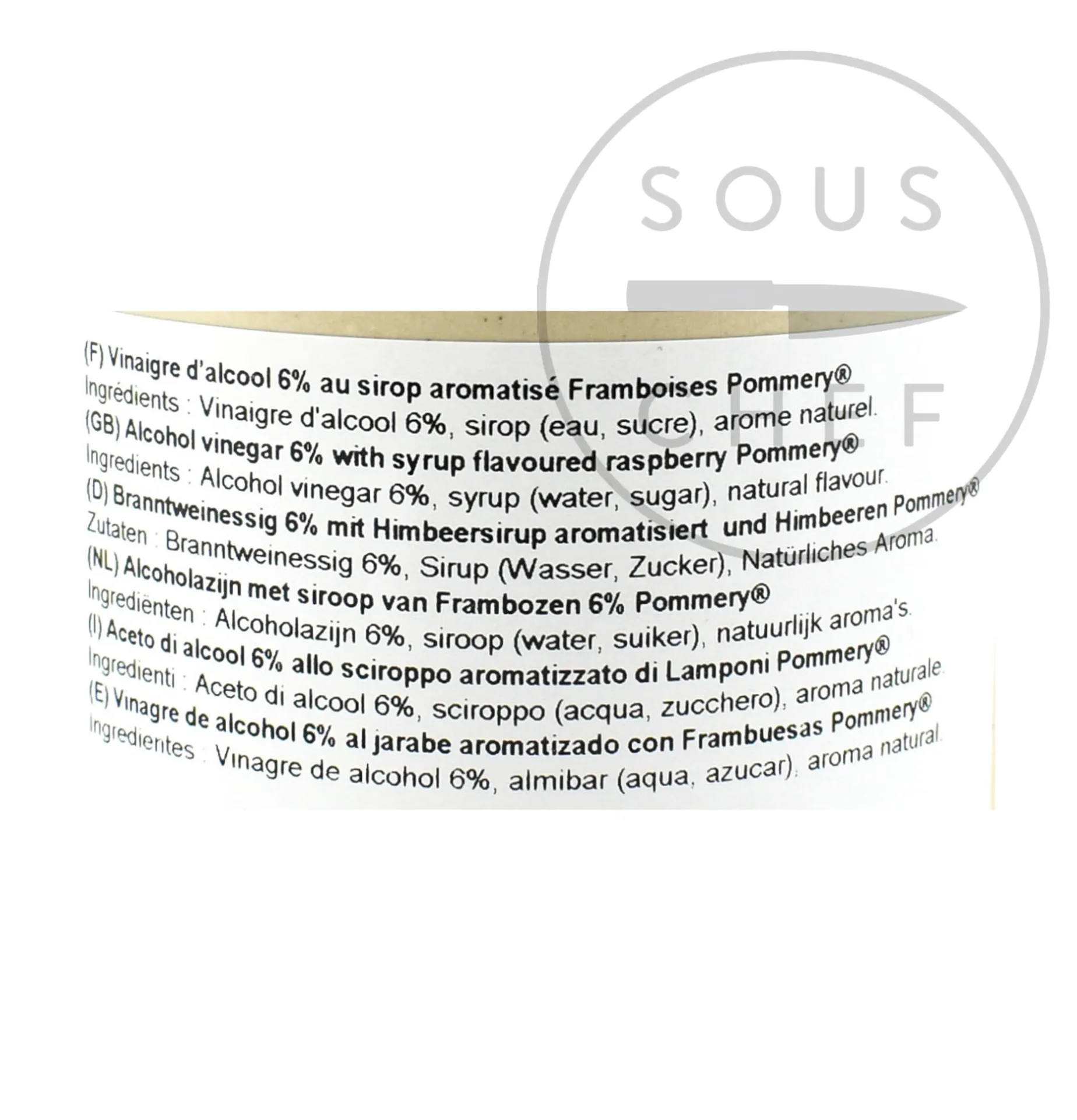 Pommery Raspberry Vinegar, 500ml