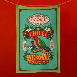 Poon's London Sauce Collection Tea Towel