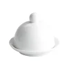 Porcelain Canape Butter Dish, 9cm dia
