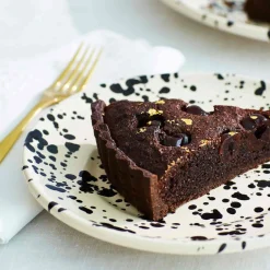 Puglia Black Splatter Bowl, 19cm