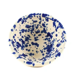 Puglia Blue Splatter Bowl, 12cm