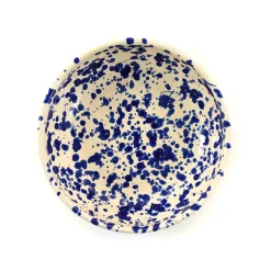 Puglia Blue Splatter Bowl, 19cm