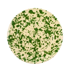 Puglia Green Splatter Dinner Plate, 27cm
