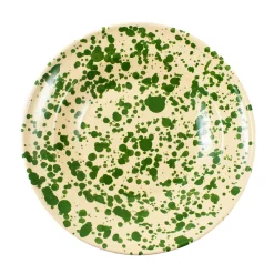 Puglia Green Splatter Pasta Bowl, 29cm