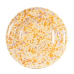 Puglia Lilac and Yellow Splatter Pasta Bowl, 29cm