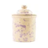 Puglia Lilac Splatter Storage Jar, 15cm