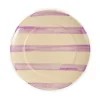 Puglia Lilac Stripe Dinner Plate, 27cm