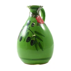Puglian Extra Virgin Olive Oil in Green Terracotta Bottle, 500ml