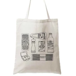Quite Nice Clothing Carbonara Organic Cotton Tote Bag