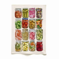 Quite Nice Clothing For The Love of Pickles Organic Cotton Tea Towel